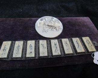 Chinese Bone Carved Jewelry