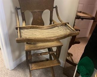 Antique High Chair