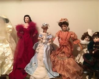 LARGE variety of Collectible Dolls