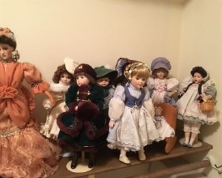 LARGE variety of Collectible Dolls