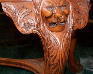 Ornately carved  table