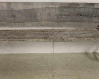 Early flip top railroad bench