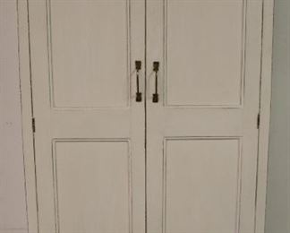 Painted double door cupboard