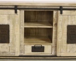 Barn door console by Iron Butterfly