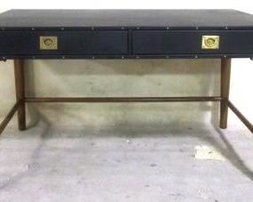 Modern History wrapped leather desk