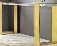 Modern History plexi slab console