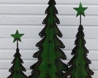 Set of Christmas trees