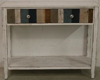 Painted 1 drawer stand