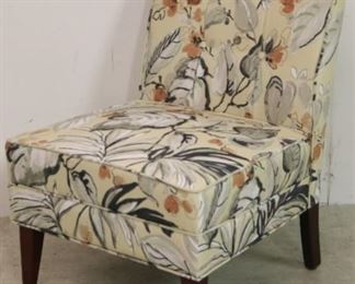 Nicely upholstered accent chair