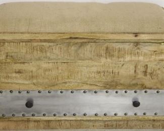 Iron Butterfly storage ottoman