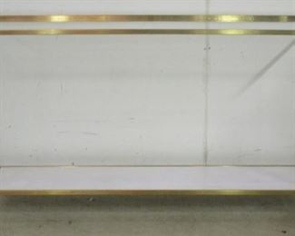 Modern History brass console large