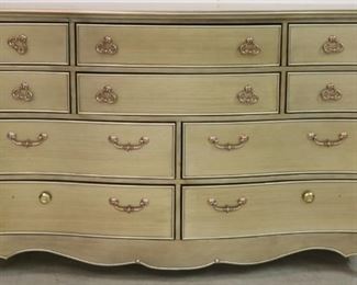 Bow front dresser
