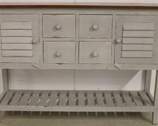 Shutter door kitchen island