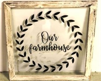 Farmhouse sign