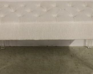 Lucite leg bench