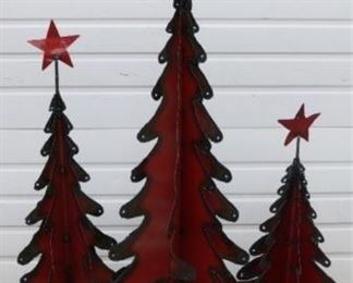 Set of Christmas trees