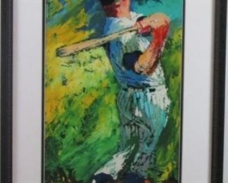 Mickey Mantle / Joe DiMaggio by Leroy Nieman