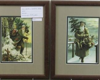 Set of Old World Santas