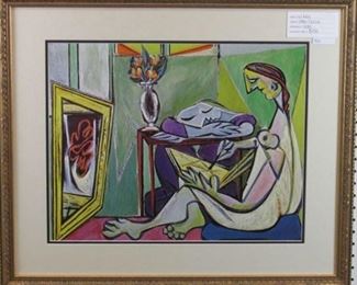 La Muse / Interior with Girl by Picasso