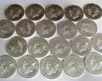 1987 American Silver Eagles