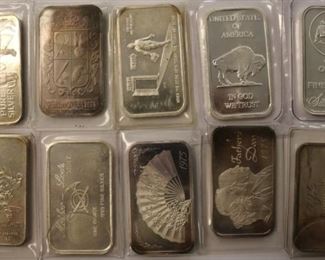 1 Ounce silver Bars