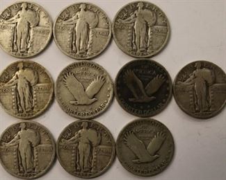Standing Liberty Quarters