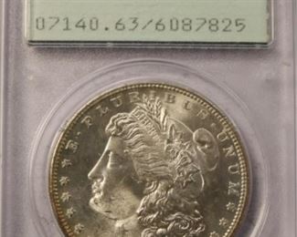 1882S MS63 Morgan Slab