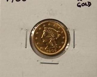 1905 $2.50 Gold Coin