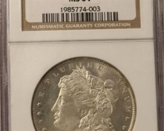 1883O MS64 NGC Morgan Slab