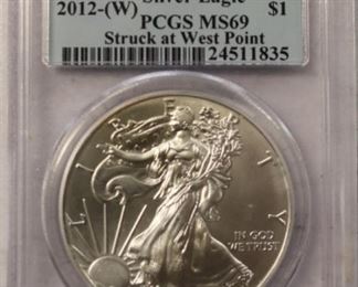 2012W MS69 Slab