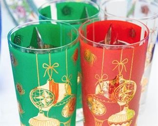 Holiday Christmas Glasses