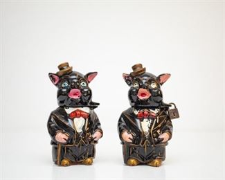 Relco Hand Painted Japan Piggy Banks