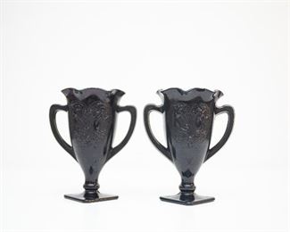 Black Amethyst Vases