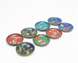 Small Cloisonné Plates