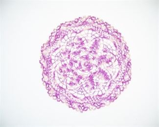 Hand Crochet Lace Doilies for Table Decoration Handmade Vintage Round Lace Doilies Placemat