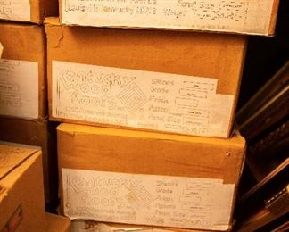 NOS  "Teak Select" parquet flooring by Kentucky Wood Floors — Approximately 300 square feet of  vintage 1/4" thick