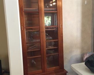 One of 2 bookcases