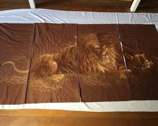Four Panels Two Lions https://ctbids.com/#!/description/share/276473