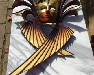 Authentic Michael Taylor Mardi Gras Style Mask https://ctbids.com/#!/description/share/278213
