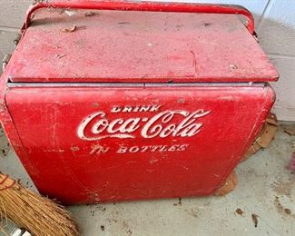 Vintage Coke chest