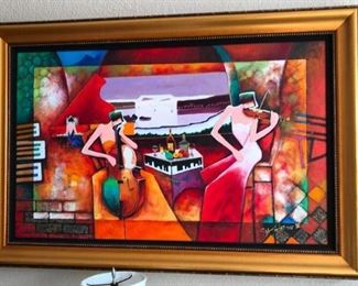 Enjoyable Moment I	
Artist - Charles Lee; 2012; 30" x 48"; Acrylic painting on canvas; Signed in pigment lower right; Registration No. 274529.0000; Includes Certificate of Authenticity and Appraisal from Park West