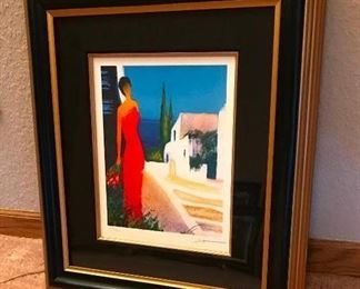 Parfum de Mediterranee	
Artist - Emile Bellet; 2006; 10-1/2" x 8-5/8"; Lithograph in color on wove paper; Signed and numbered in pencil; Registration No. 189010.0152; 319/450; Includes Certificate of Authenticity and Appraisal from Park West