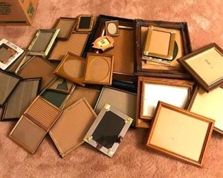 Large Assortment of Picture Frames