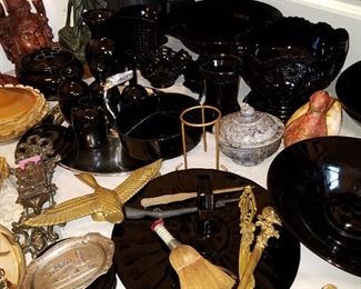 Black Amethyst glass, souvenir items, and MORE