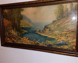 1920's framed print