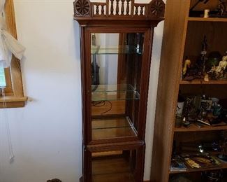 Victorian curio display cabinet. Cute!