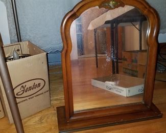 Shaving mirror for top of dresser....