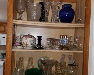 Vases, candle holders, etc.
