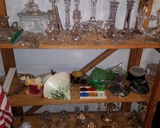 Candlesticks and other decorative items