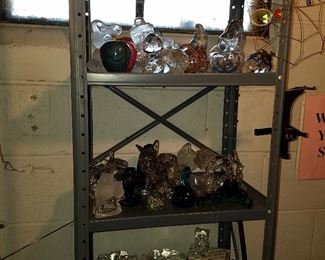 Glass figurines...mostly animals...